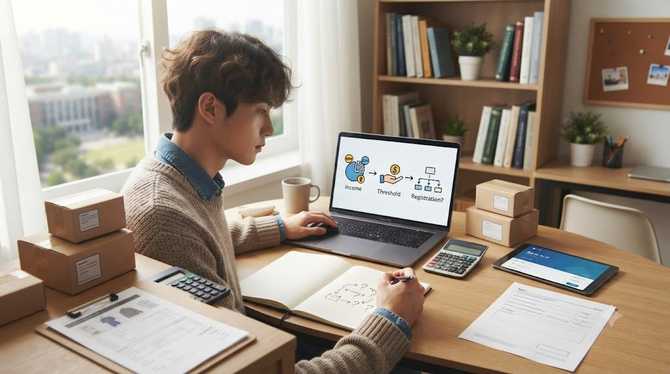 대학생이 부업으로 수입 생길 때 사업자등록은 언제 필요할까?