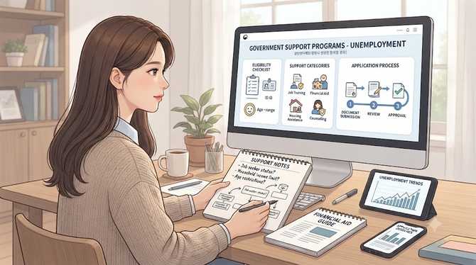 무직자도 정부지원금 자격요건은 어떻게 되나요?
