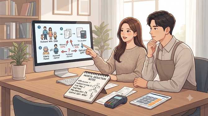 맞벌이 가구의 의료비 공제는 누구 몫일까?