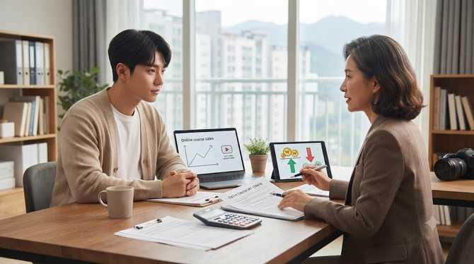 온라인 강의 부업 수익, 부가세 과세 기준은?