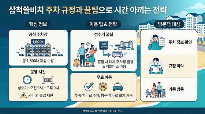 삼척쏠비치 주차 규정과 꿀팁으로 시간 아끼는 전략