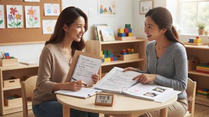 어린이집 상담 준비와 질문법으로 아이 성장 상태를 파악하기