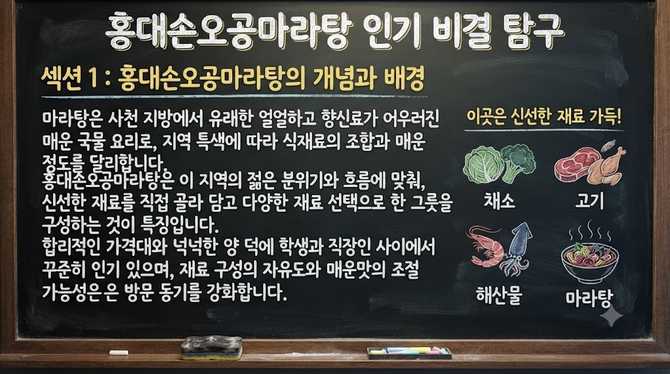 홍대손오공마라탕 인기 비결과 대표 메뉴 탐구와 맛의 포인트