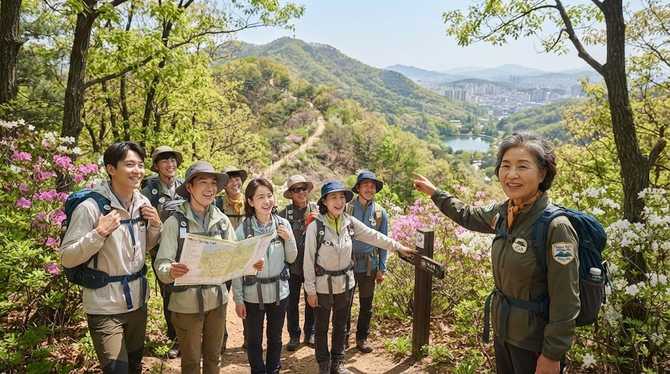 안산 한울타리산악회와 함께하는 봄철 산행 추천코스