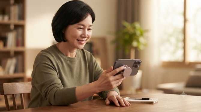 그립톡거치대의 안전한 활용으로 낙하 방지와 건강 관리까지