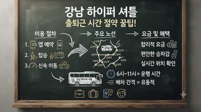강남 하이퍼 셔틀 이용법으로 출퇴근 시간 대폭 절약하는 핵심 팁