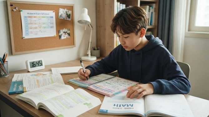 중2 중간고사 대비: 시간 관리와 집중력 강화를 위한 학습 전략