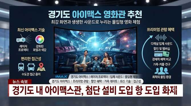 경기도아이맥스영화관추천, 최강 화면과 생생한 사운드로 누리는 몰입형 영화 체험