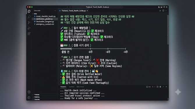 태국 여행 예방접종 체크와 건강한 준비로 시작하는 안전한 일정