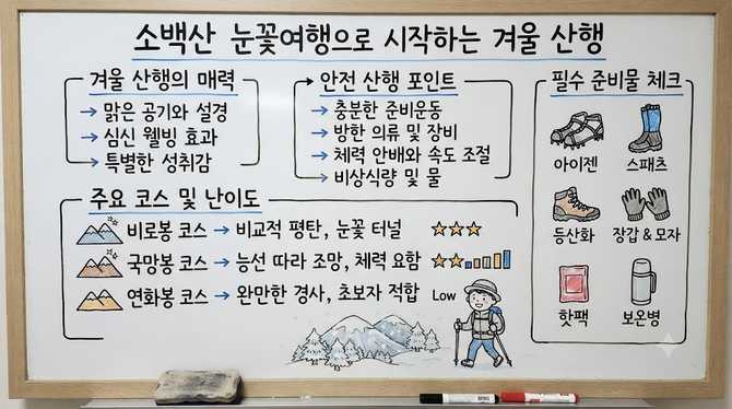 소백산 눈꽃여행으로 시작하는 겨울 산행의 매력과 안전 포인트