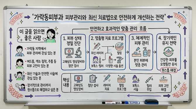 가락동피부과 피부관리와 최신 치료법으로 안전하게 개선하는 전략