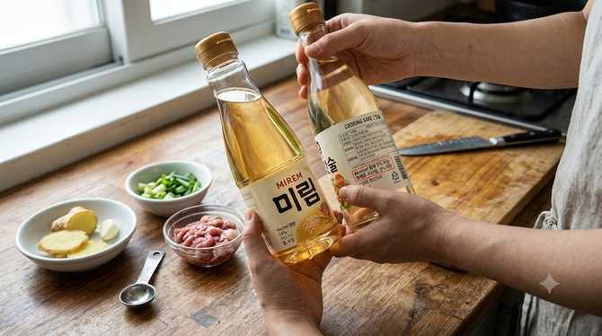 미림 맛술 차이점, 알코올 함량과 원재료로 달라지는 맛