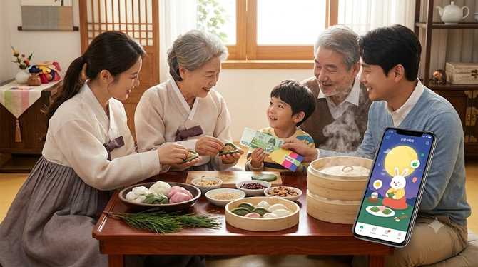 카카오뱅크 송편 빚고 용돈 받기, 매일 참여하는 추석 이벤트